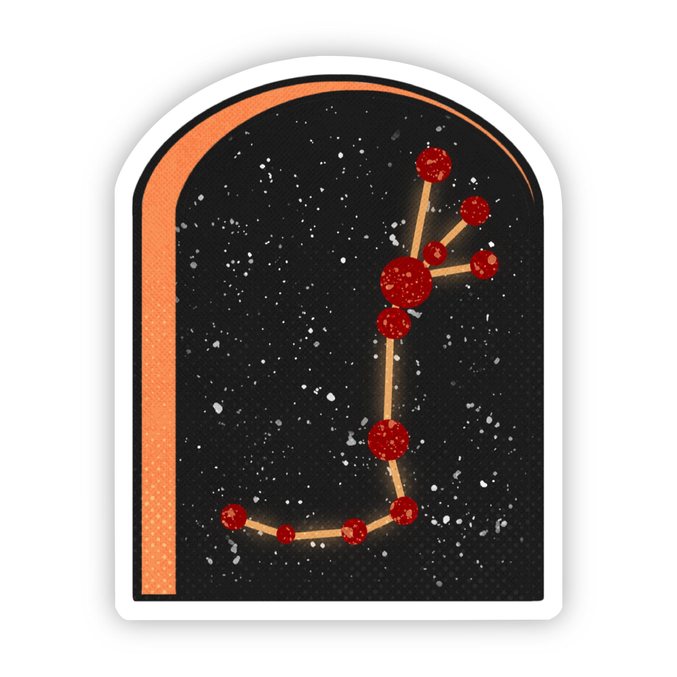  Scorpio Constellation Zodiac Sticker、mySite、elrpsem3k