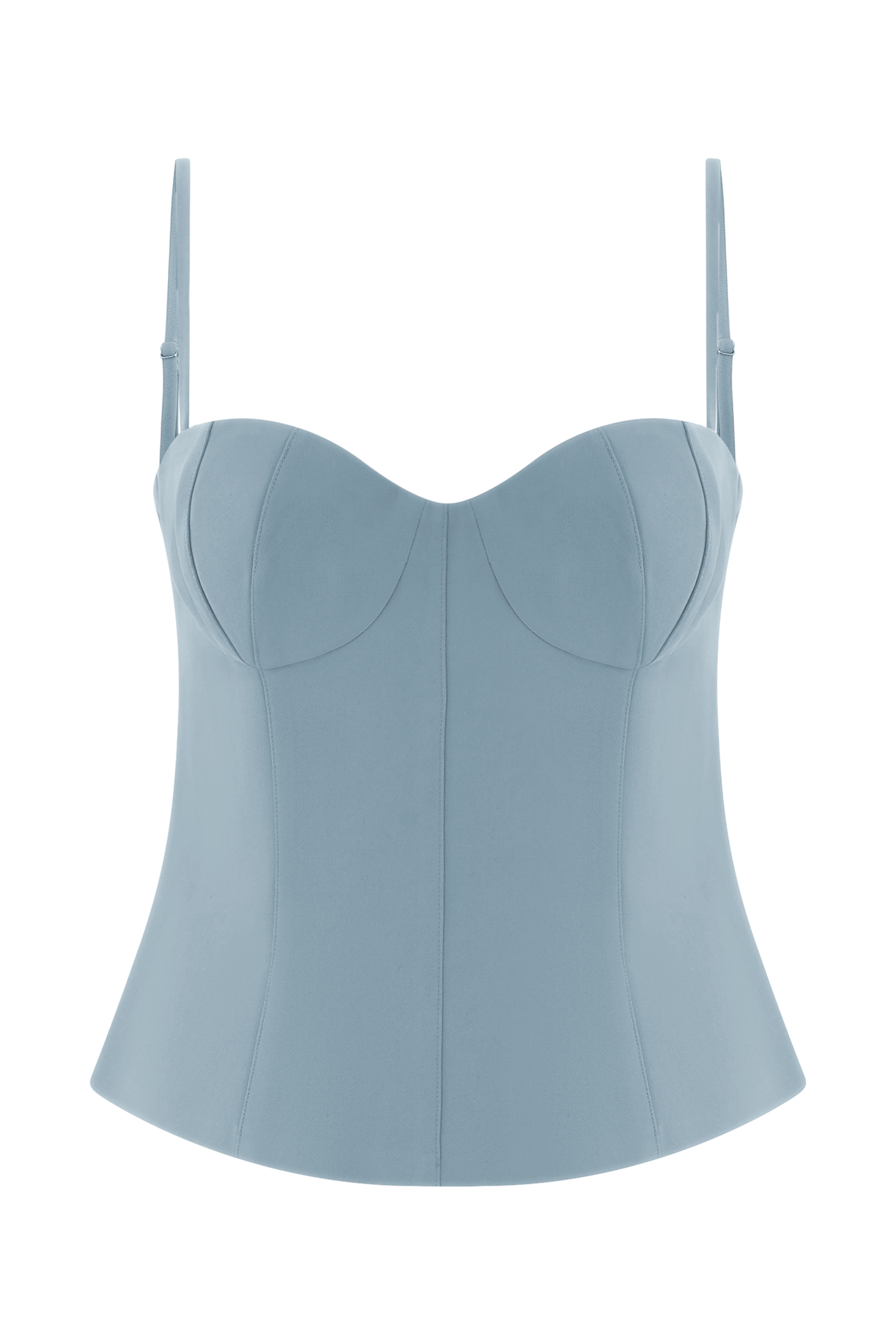 Jaime Spaghetti Strap Suiting Top - Ocean Blue、mySite、solidvoid