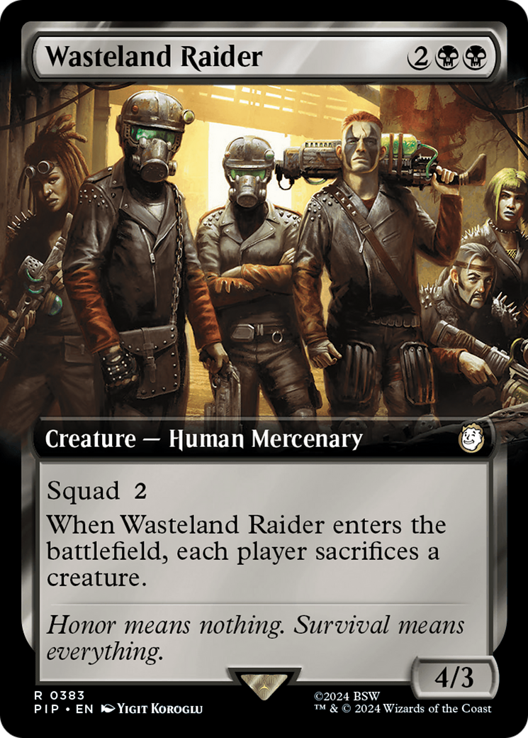 Wasteland Raider (Extended Art) Fallout、mySite、waistdrama