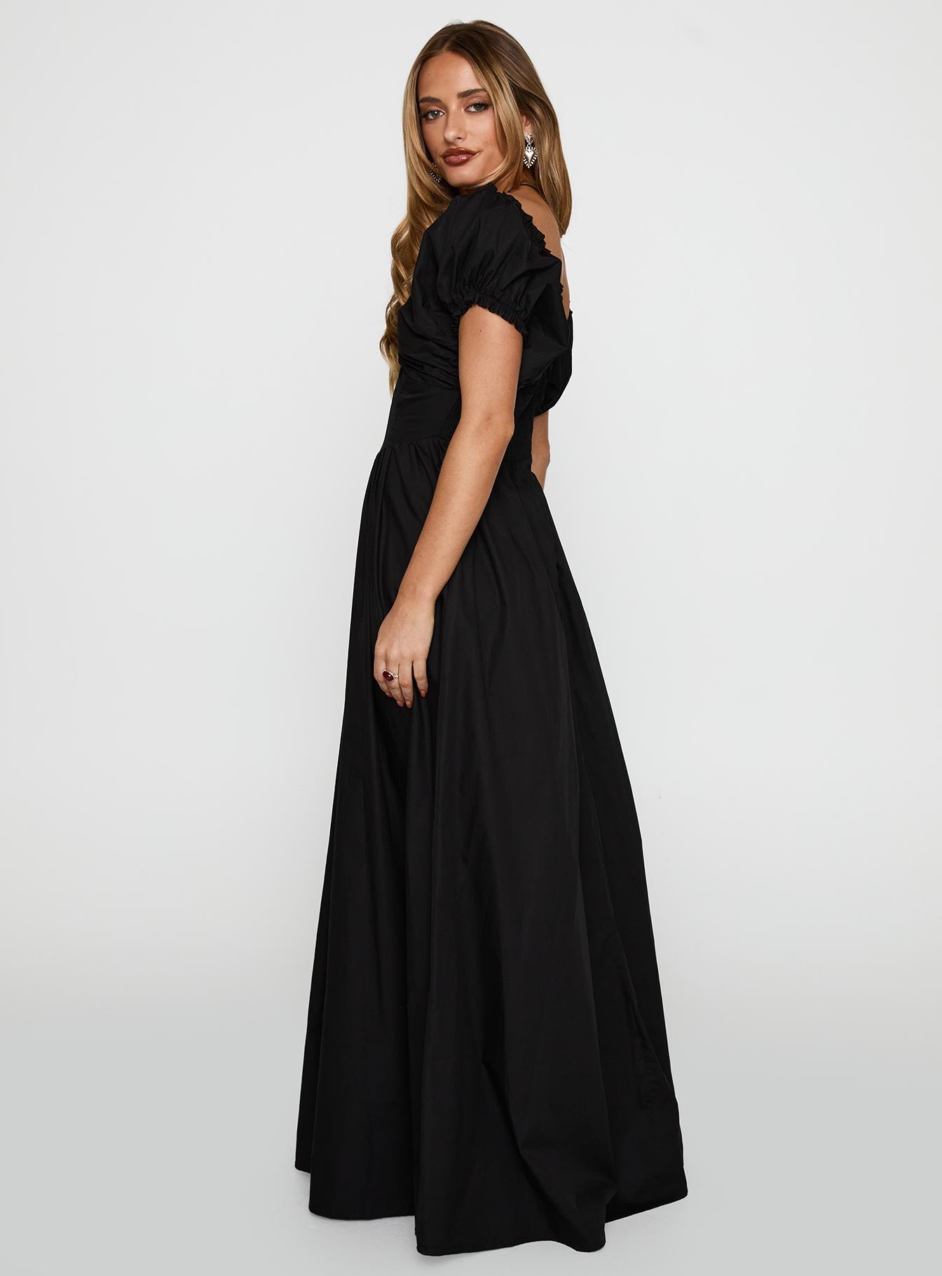 Breeanna Maxi Dress Black、mySite、solidvoid