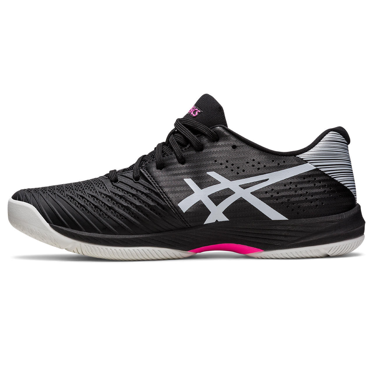 Asics Solution Swift FF Men's Tennis Shoe (Black/Pink)