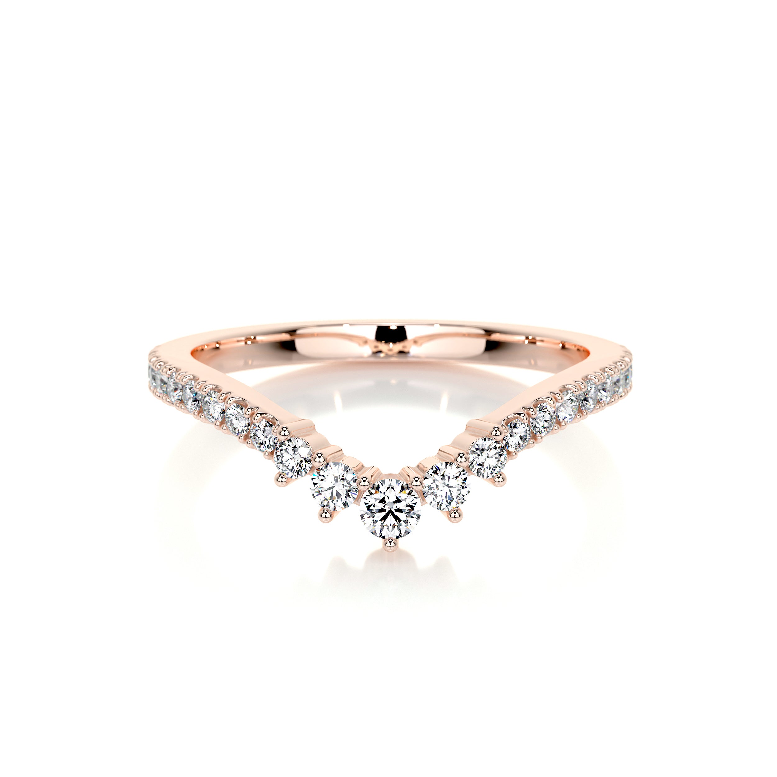 Mia Lab Grown Diamond Wedding Ring (0.35 Carat) -14K Rose Gold、mySite、hinf8tx79