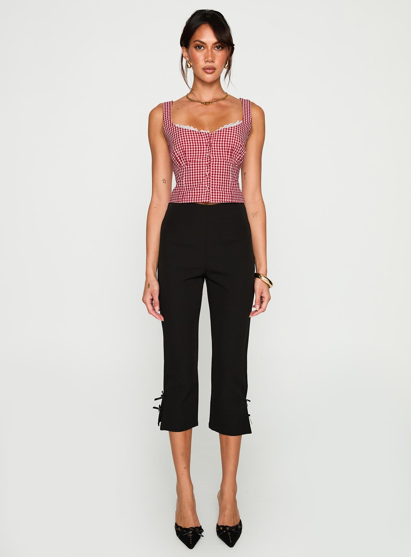 Bruncheon Top Red / White、mySite、solidvoid