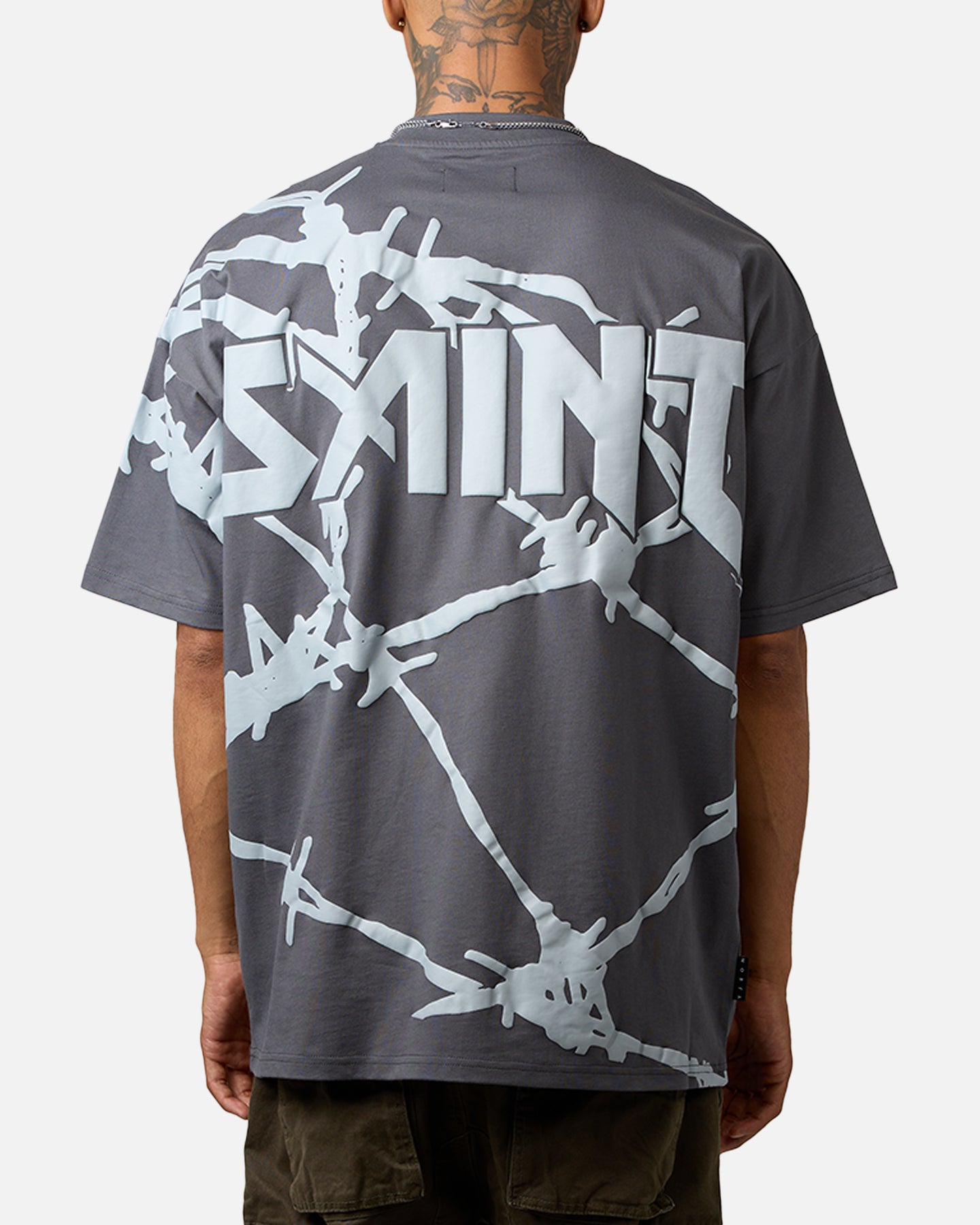 Saint Morta Barberry Boxy T-Shirt Gray、mySite、zt4zffjzw