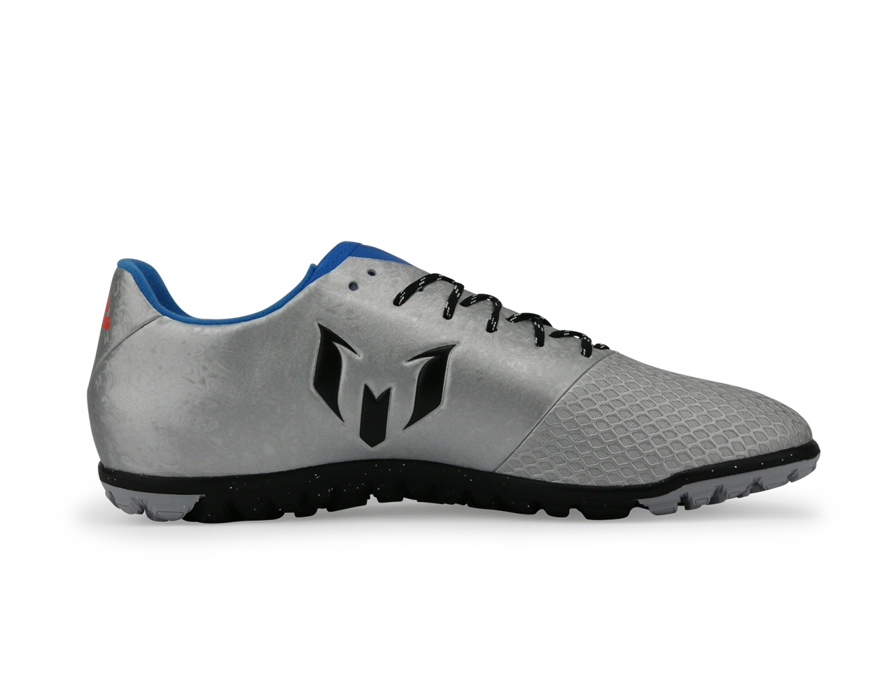 adidas Men's MESSI 16.3 Turf Soccer Shoes Siver Metalic/Core Black/Sho Blue、mySite、noshort