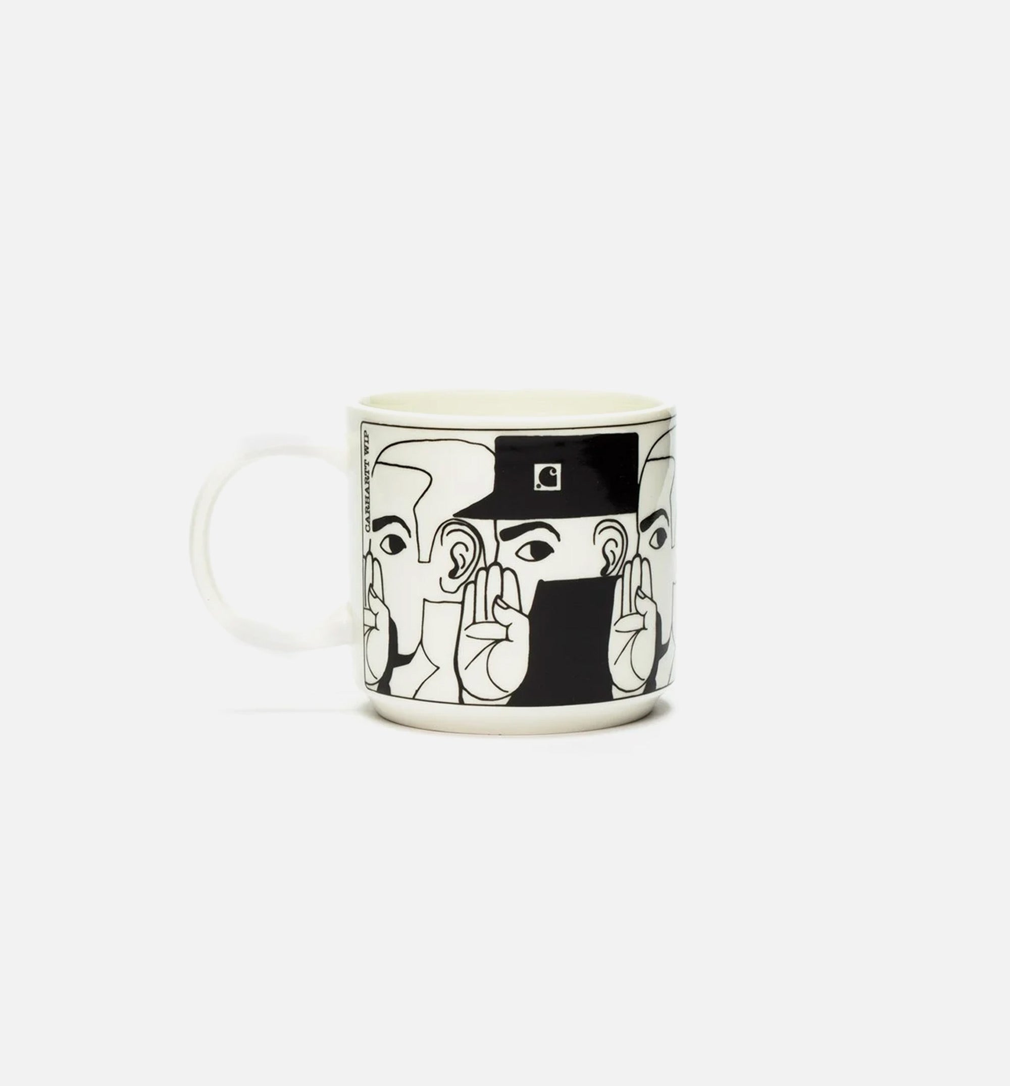 Whisper Mug - White/Black、mySite、dreamappss