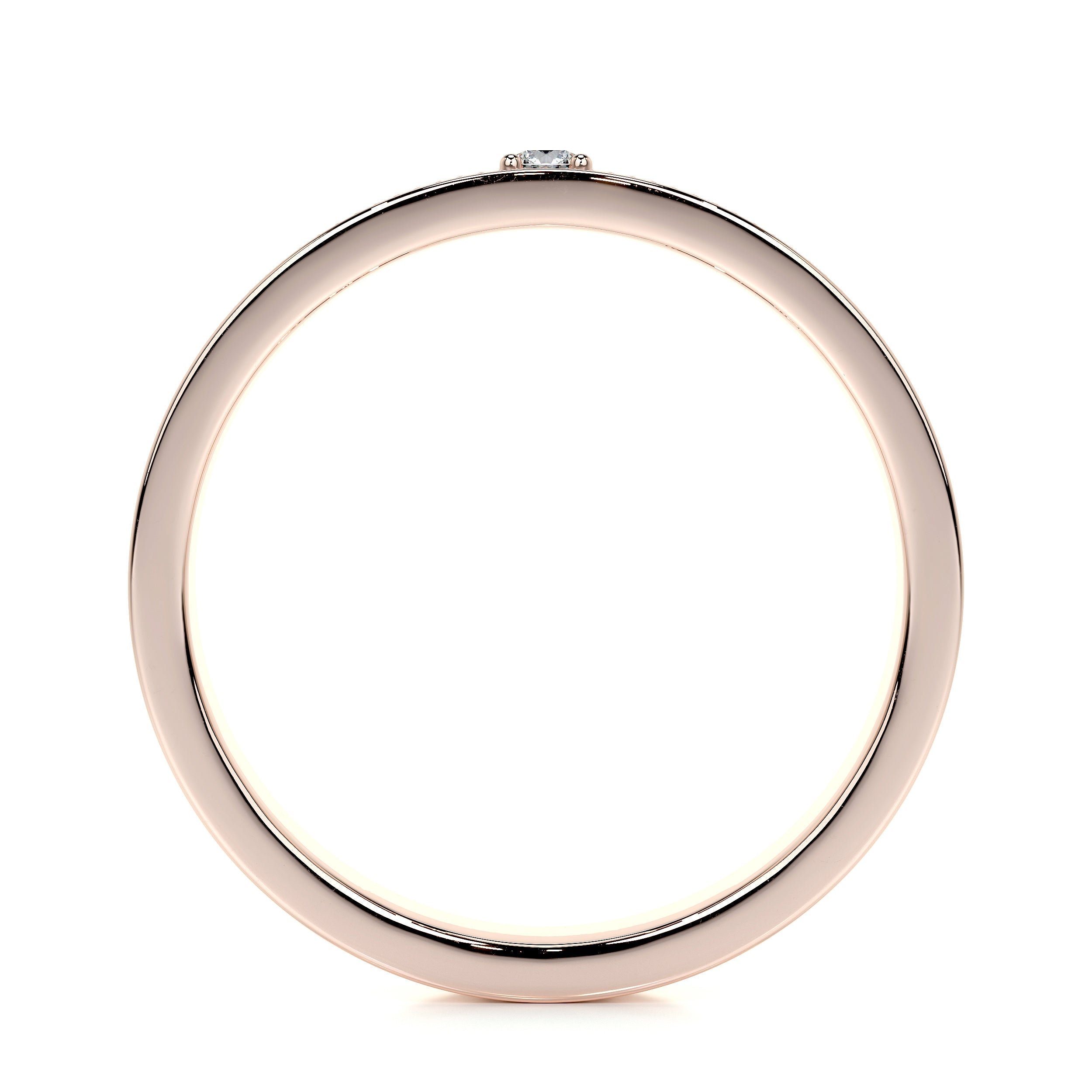Sherry Lab Grown Diamond Wedding Ring (0.02 Carat) -14K Rose Gold (RTS)、mySite、hinf8tx79
