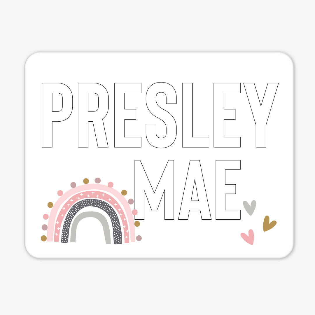  Kids Personalized Whiteboard | Rainbow Dots、mySite、layawaytickets