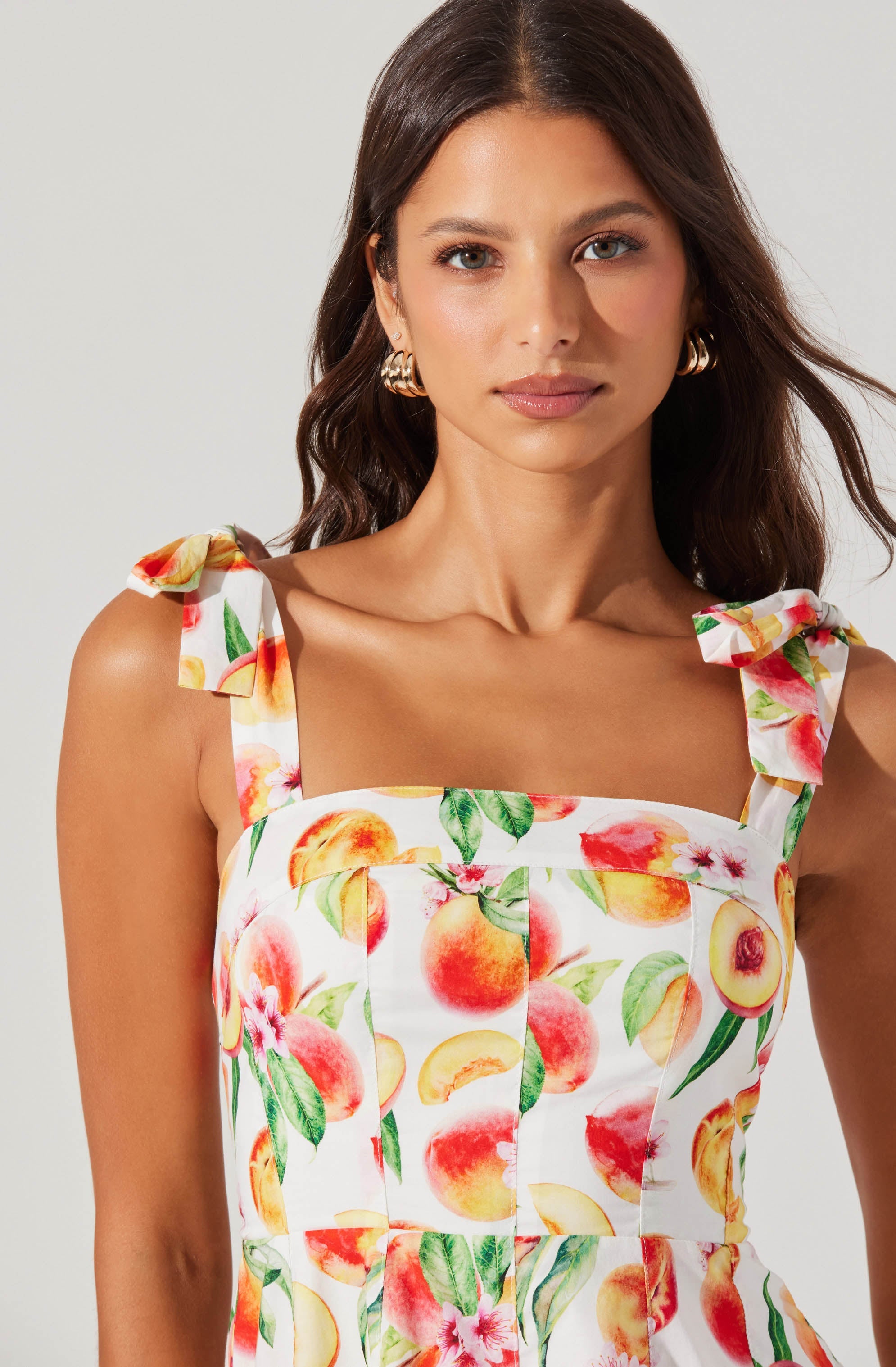 Tinesha Bow Strap Mini Dress、mySite、solidvoid