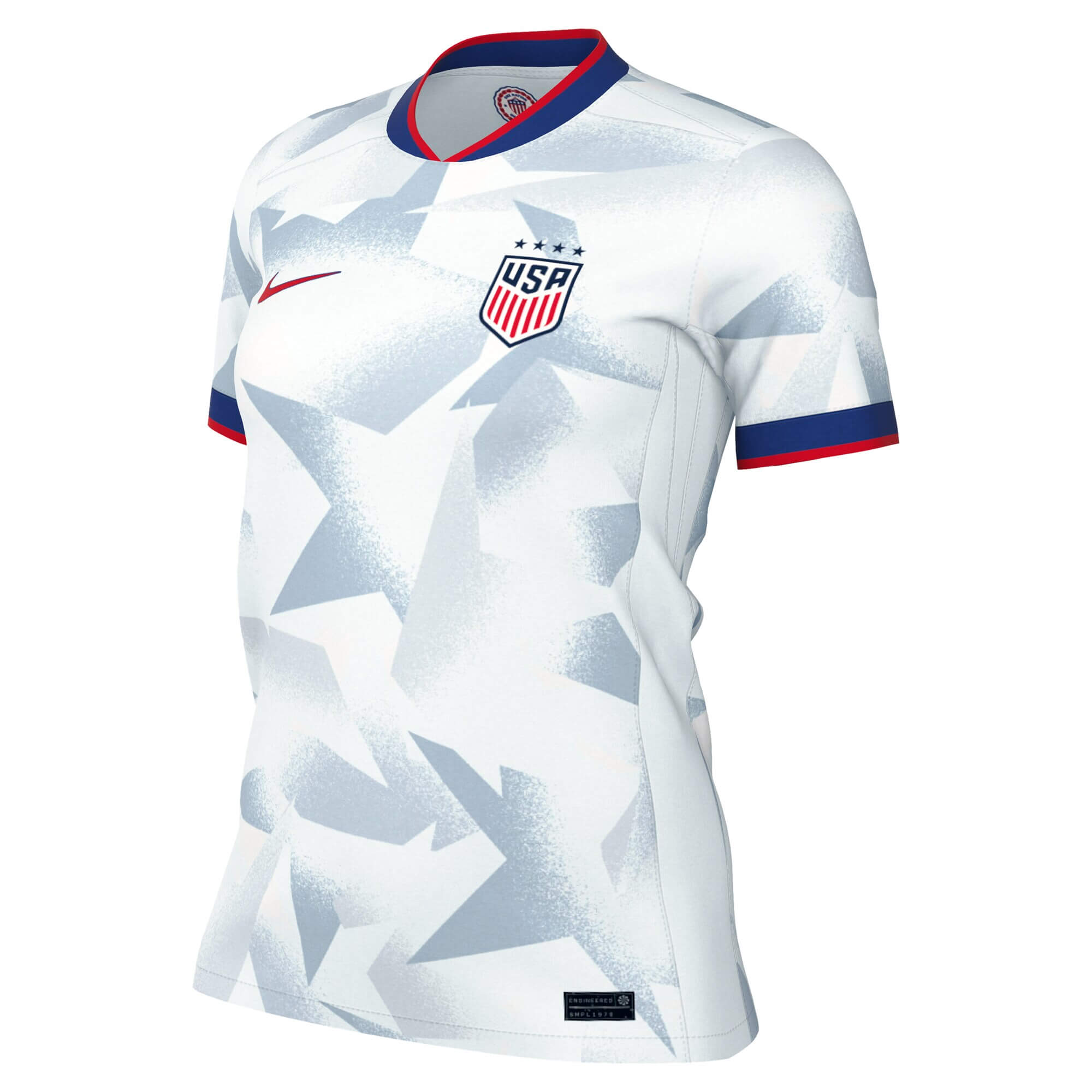 Nike Women's USA 2025/26 Home Jersey White/Blue/Red、mySite、noshort