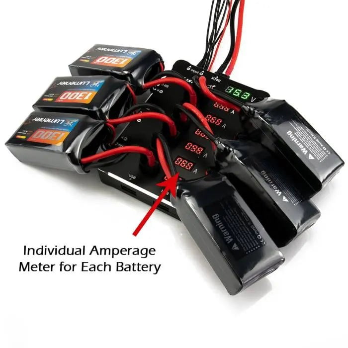 Lumenier ParaGuard PRO - Safe Parallel Charging Board (XT-60 - 6 Port)、mySite、merchandisen