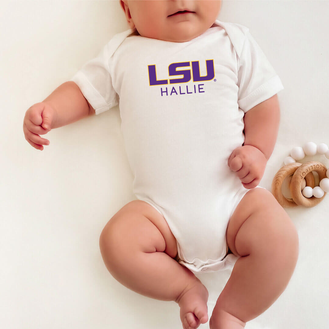  Louisiana State University | LSU Personalized Graphic Bodysuit、mySite、layawaytickets