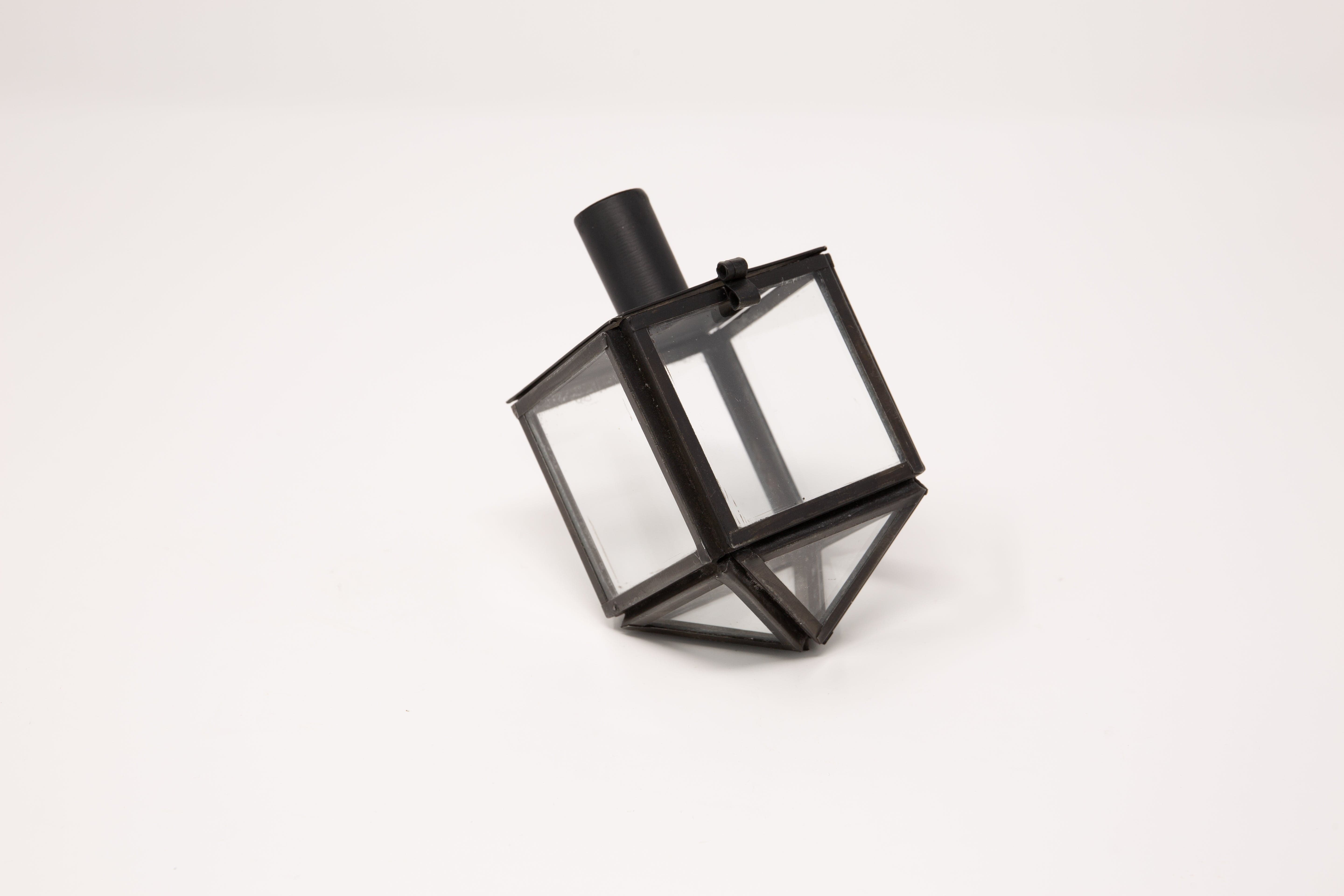 Talia Mini Dreidel Terrarium - Black、mySite、topwebapps