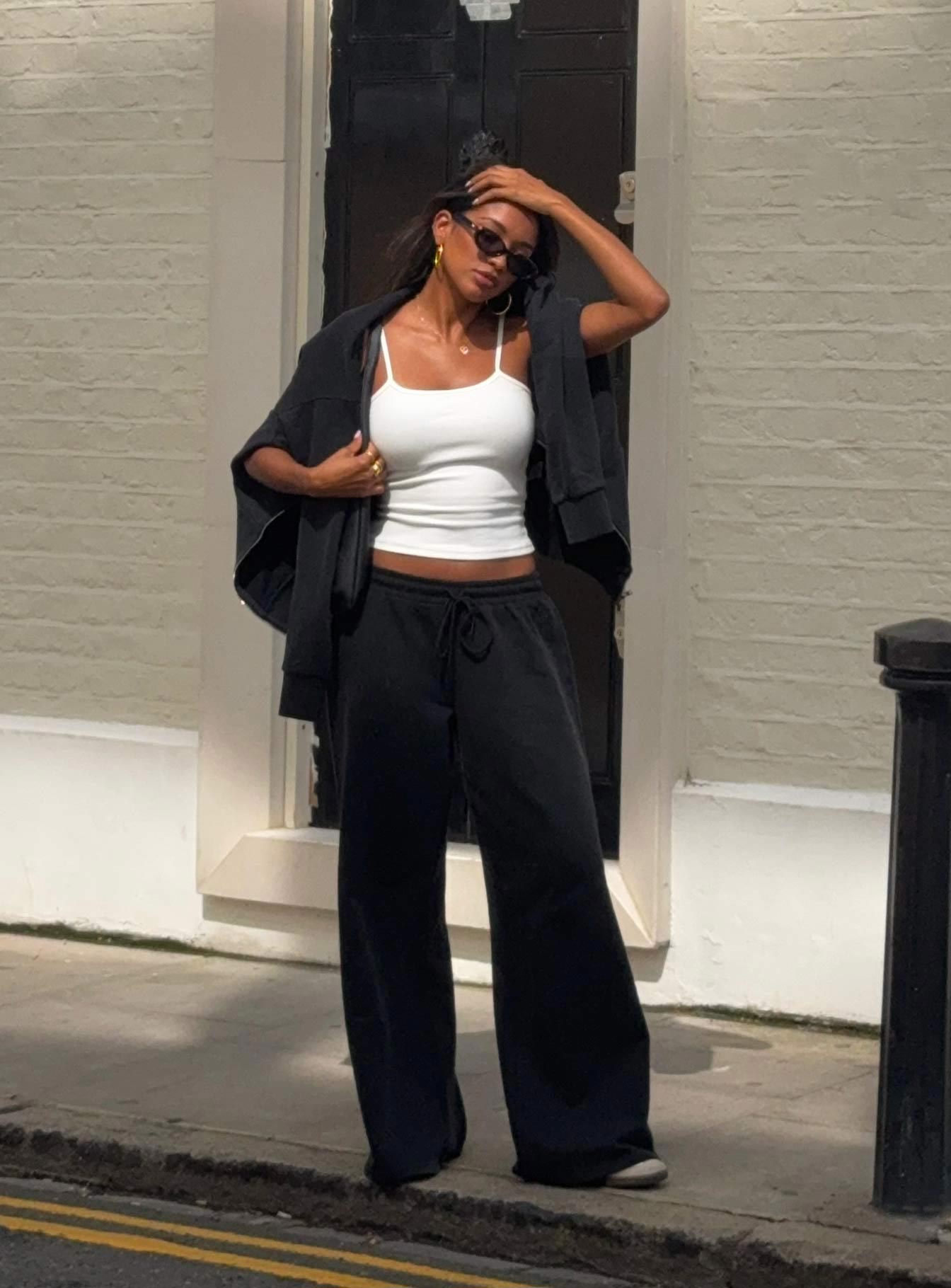 All Day Oversized Hoodie Washed Black、mySite、solidvoid