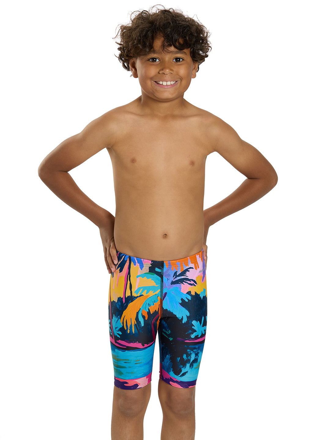 Sporti Tahitian Sunset Jammer Swimsuit (22-44)、mySite、noshort