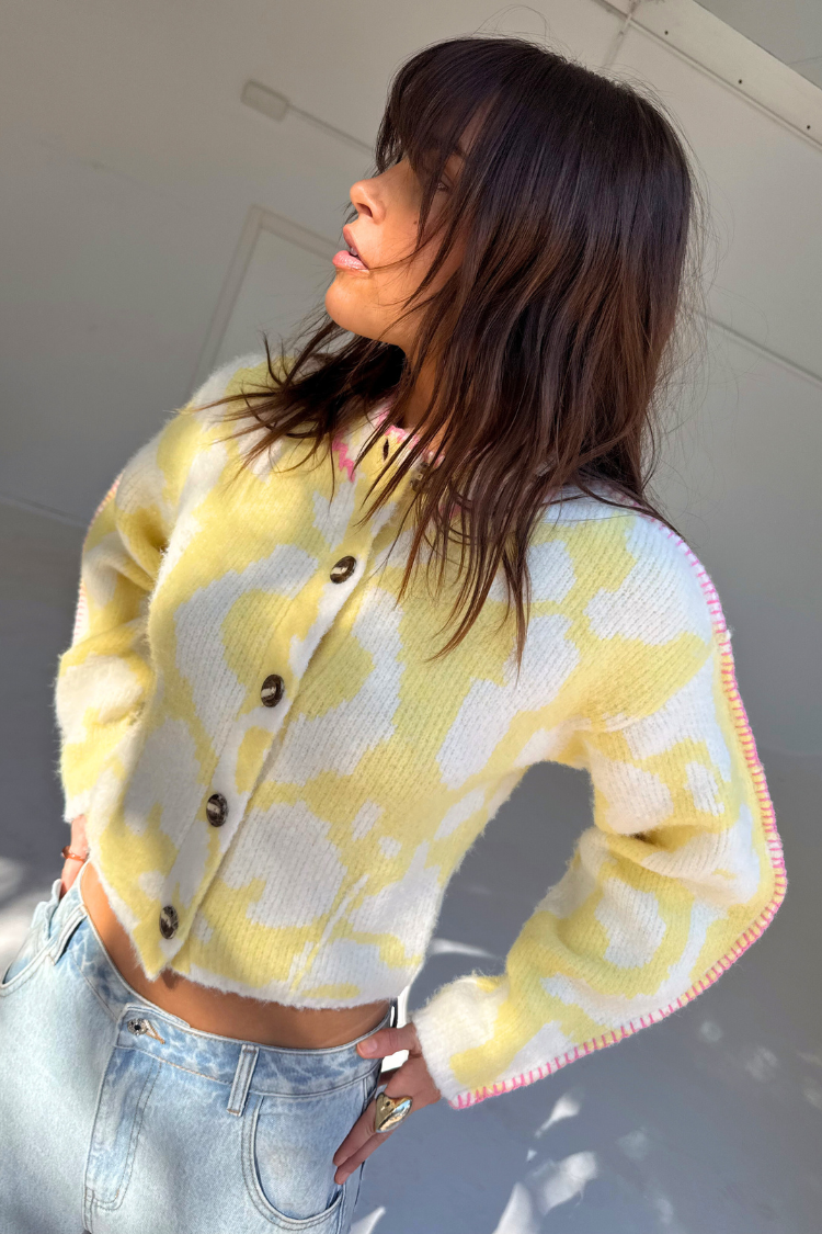 Yellow Zizi Cardigan、mySite、solidvoid