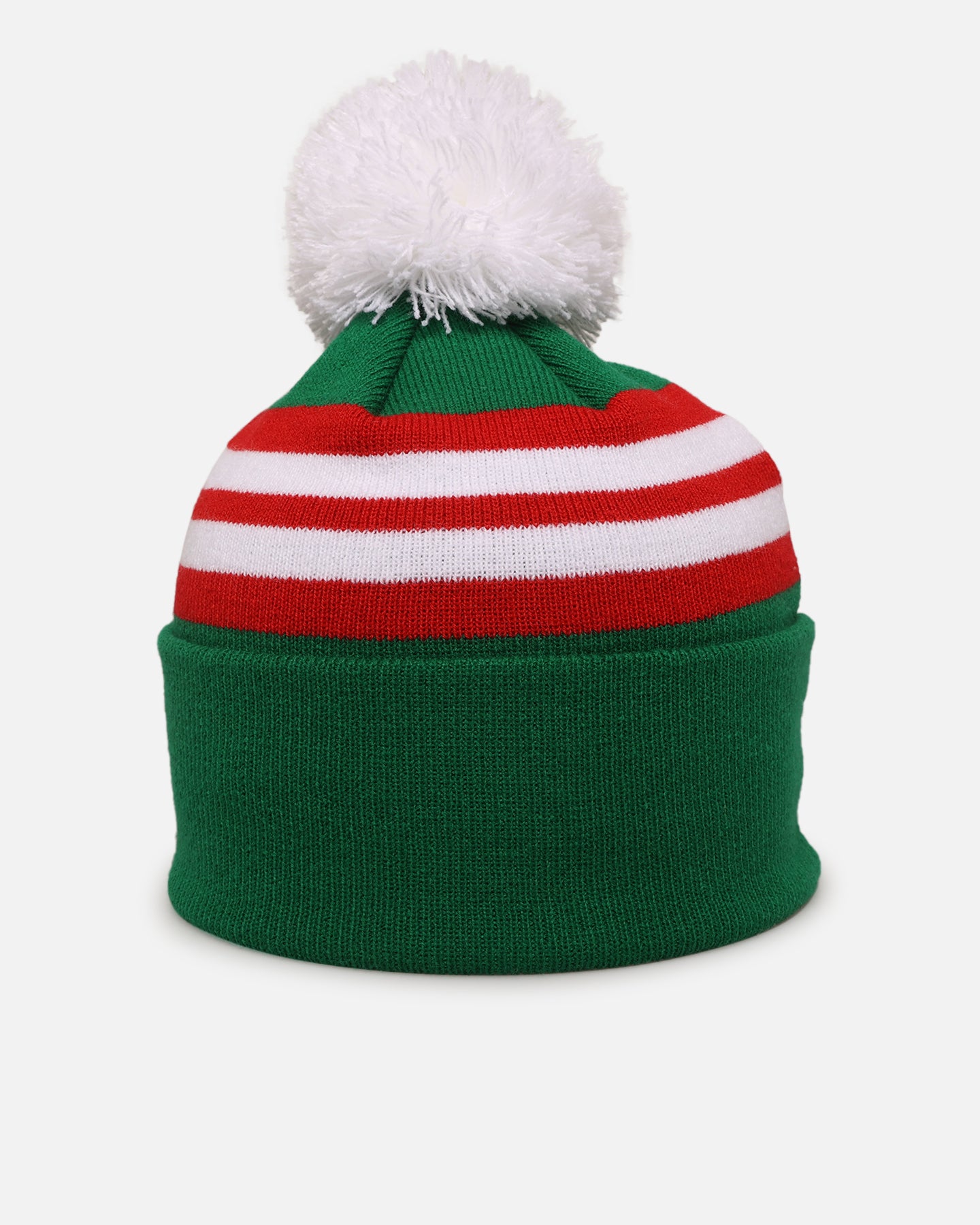 New Era South Sydney Rabbitohs 'NRL 2025 Collection' Knitted Badged Beanie Official Team Colour、mySite、zt4zffjzw