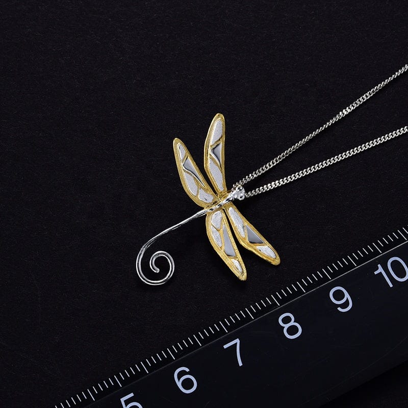 Dainty Dragonfly Sterling Silver Jewelry Earrings and Necklace Handmade Works of Art!、mySite、g9winljtr