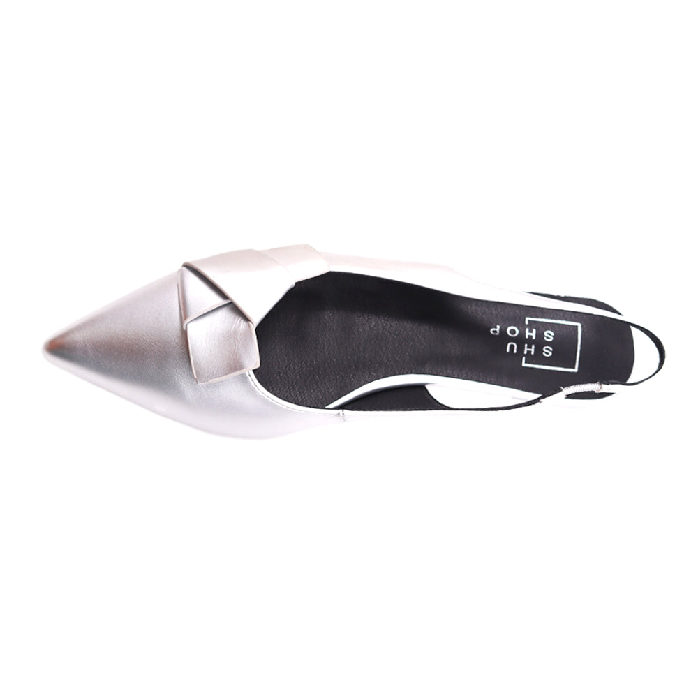 Audrey Metallic Slingback Flats、mySite、gtrtttuynbv