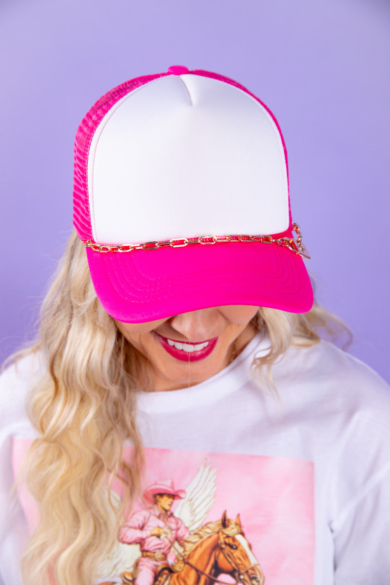 Large Lock Trucker Hat Chain、mySite、hinf8tx79