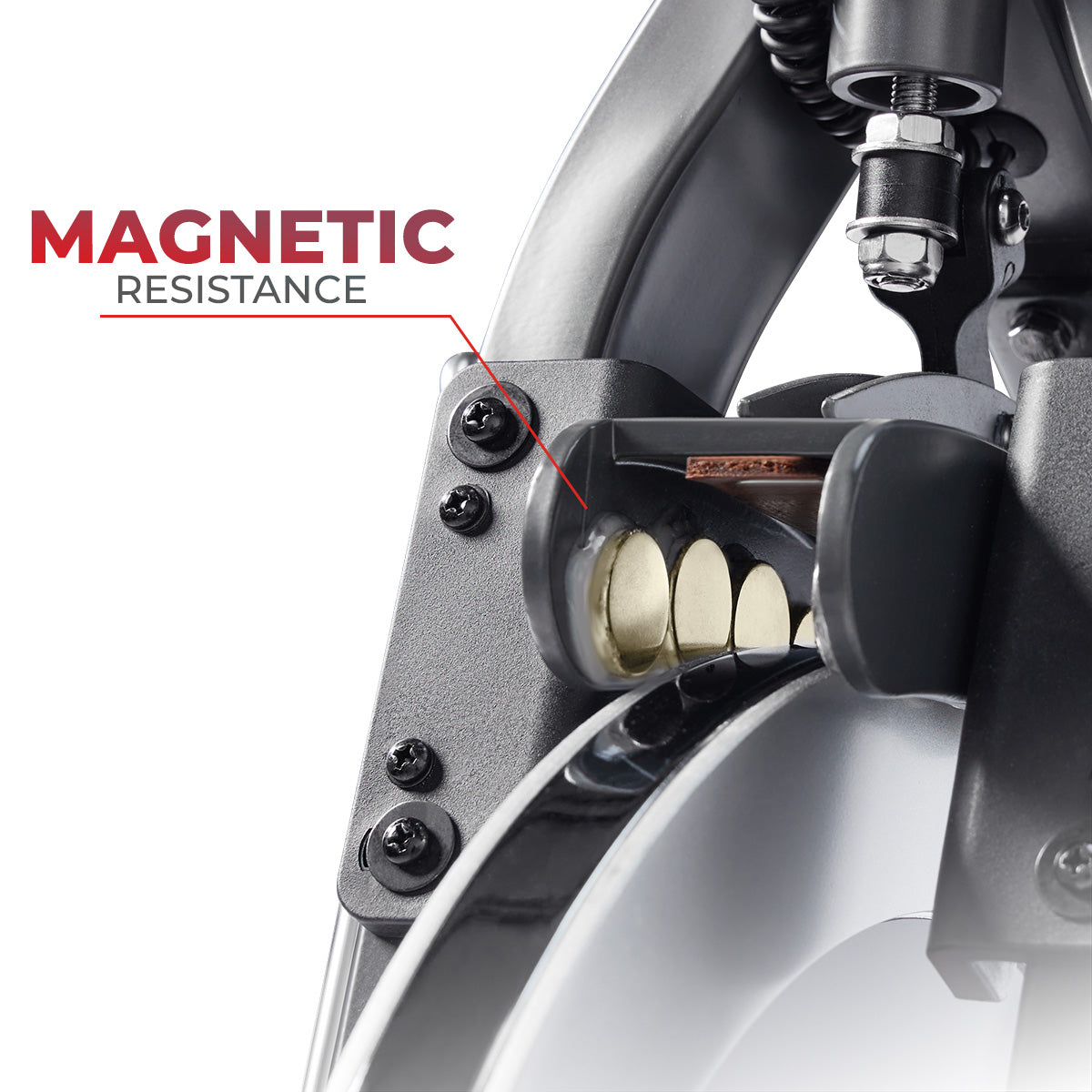  Premium Smart Magnetic Belt Drive Indoor Cycling Exercise Bike with 44LB Flywheel、mySite、ghnorth