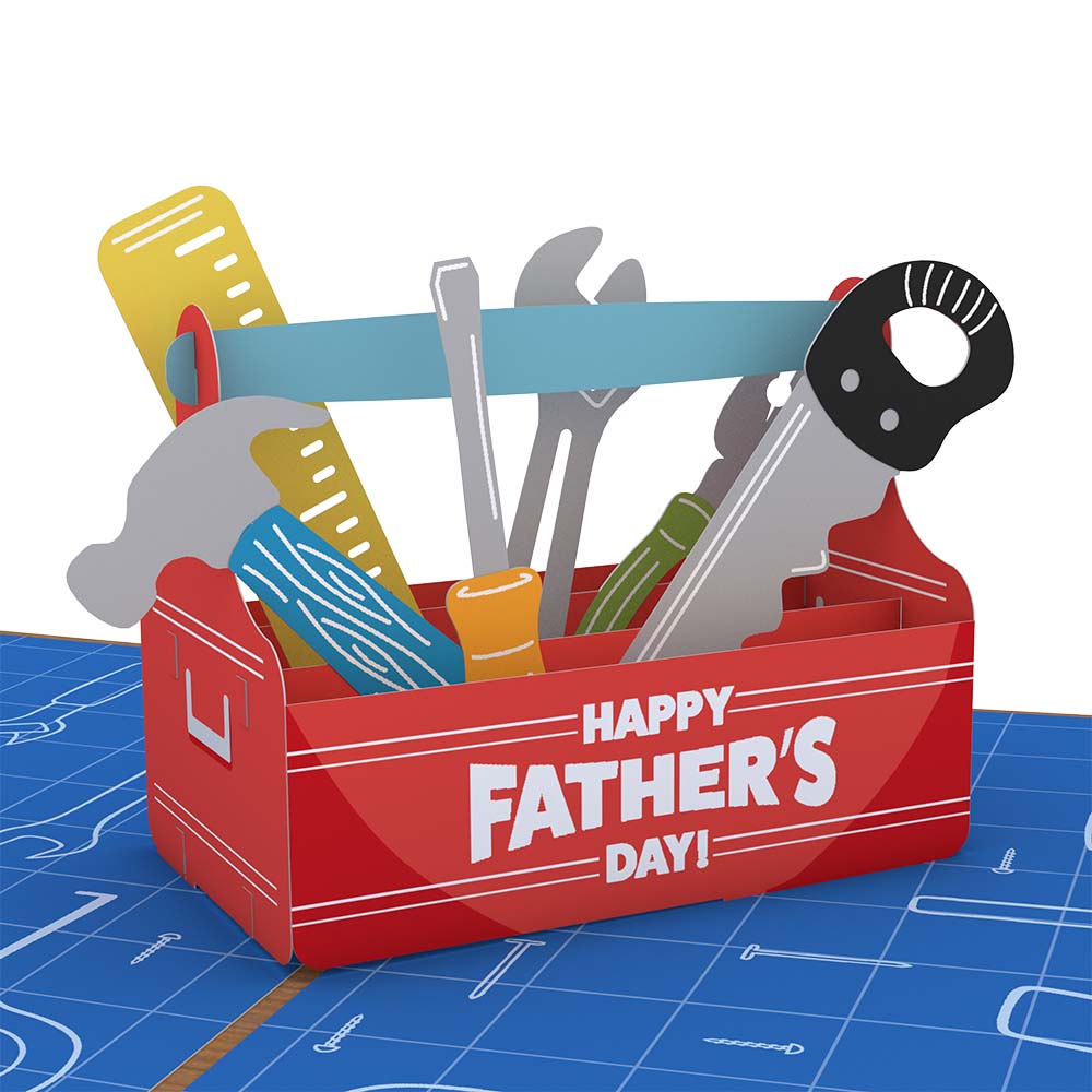 Father's Day Toolbox Pop-Up Card、mySite、solidvoid