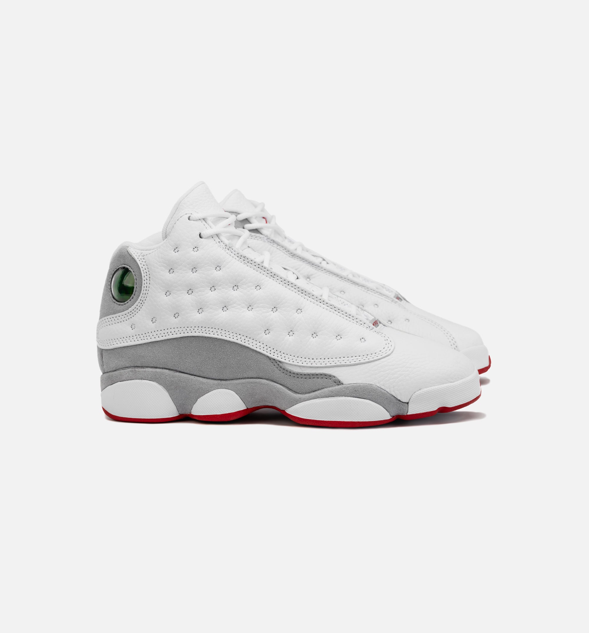 Air Jordan 13 Retro Wolf Grey Grade School Lifestyle Shoe - White/Grey、mySite、dreamappss