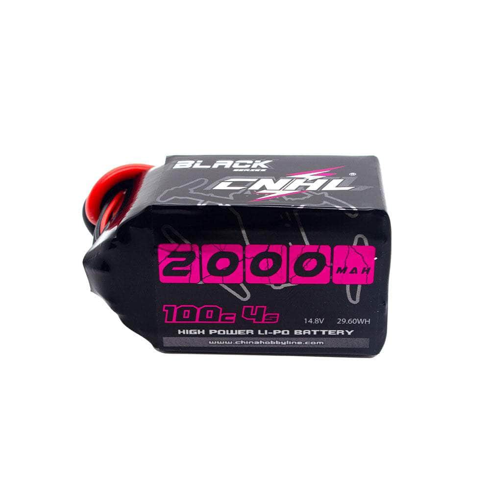  CNHL Black Series 14.8V 4S 2000mAh 100C LiPo Battery - XT60、mySite、merchandisen