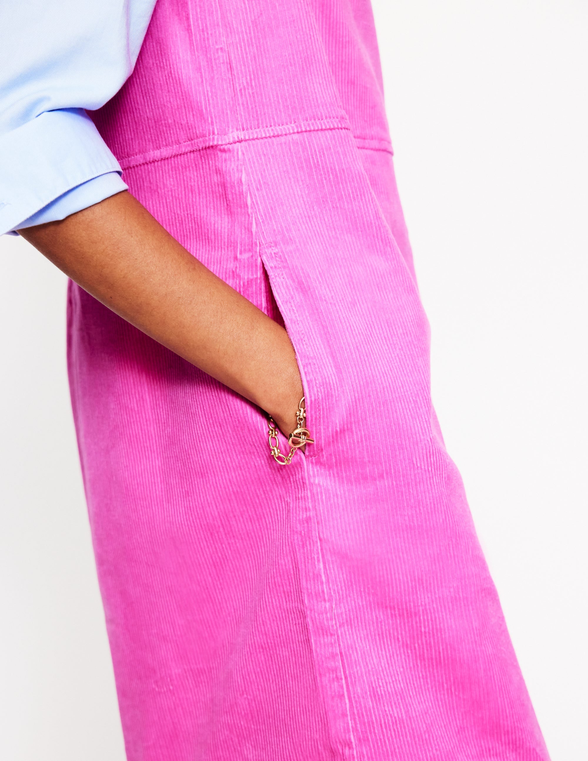  Pia Cord Shift Dress-Phlox Pink、mySite、ashleygrahame