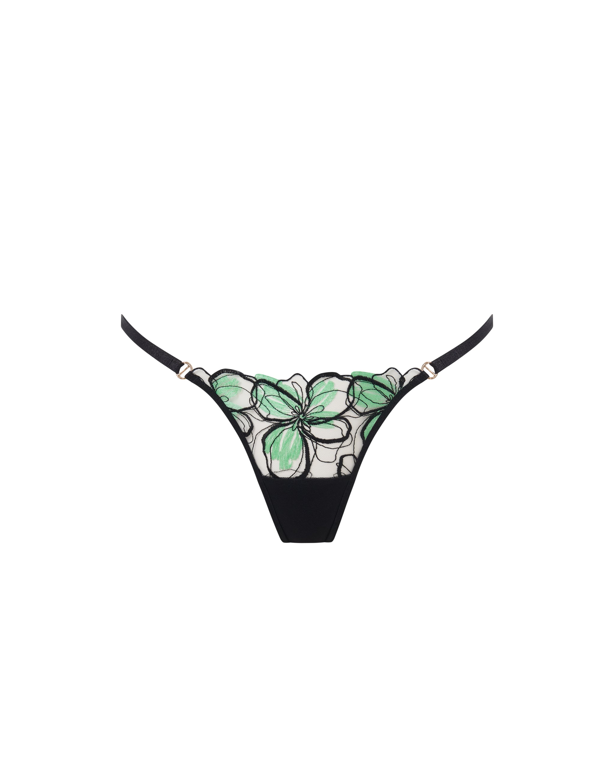 Odette Thong Black/Summer Green、mySite、bengalsvssteelers