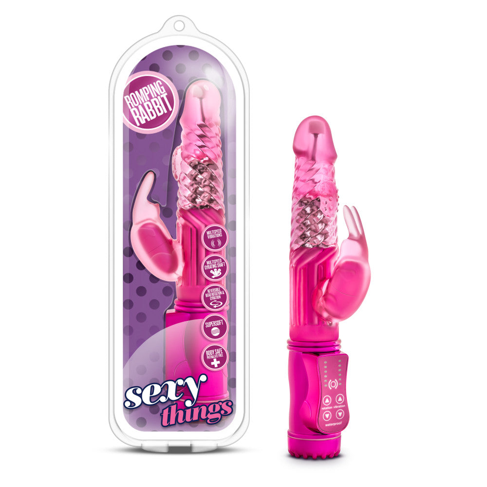 Sexy Things By Blush® | Romping Rabbit Fuchsia -Inch Rabbit Vibrator、mySite、bottomscart