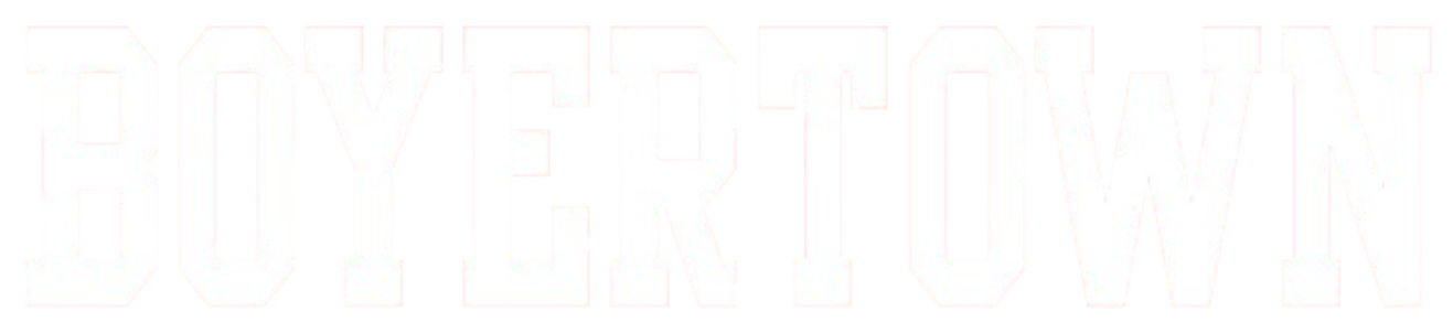 Boyertown TEXT WHT - BTOWN3、mySite、noshort