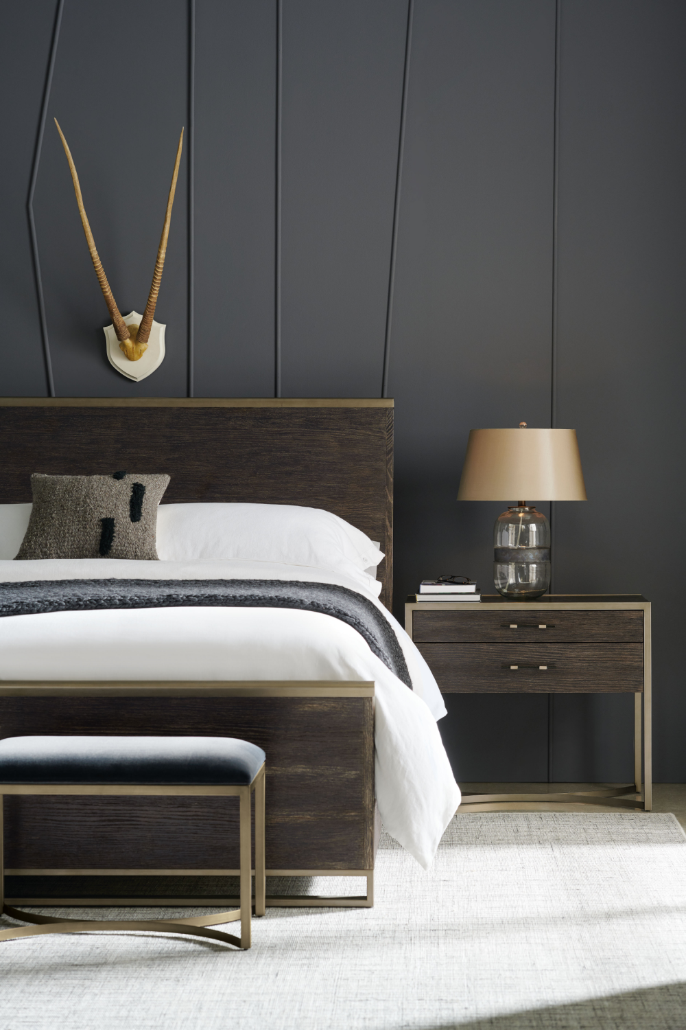 Cerused Oak Modern Nightstand L | Caracole Remix、mySite、neckold