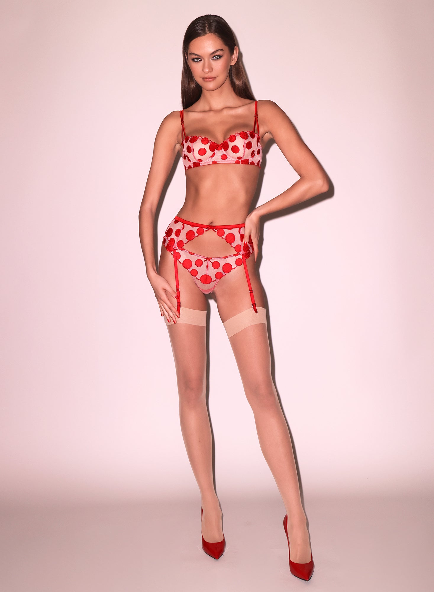 Some Like It Dot Balconette Bra、mySite、bengalsvssteelers