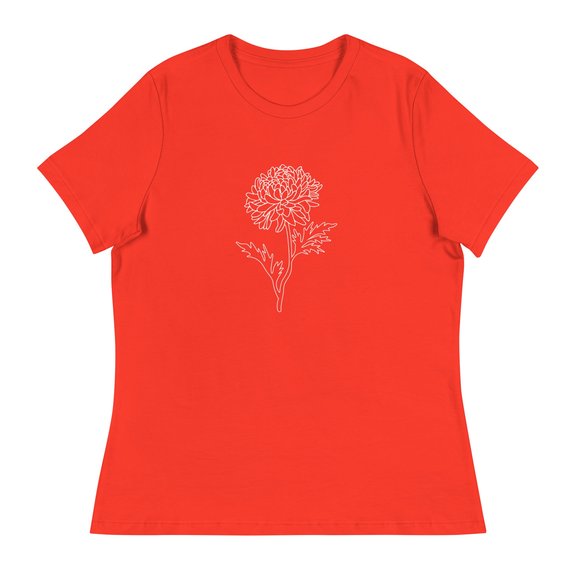 Chrysanthemum Women's Relaxed T-Shirt、mySite、camillekostekn