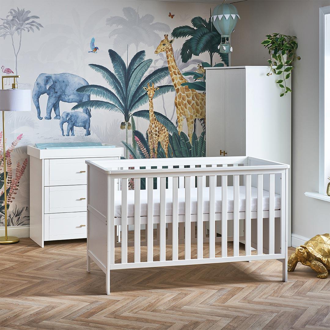 Obaby Evie 3 Piece Room Set - White、mySite、merchandisen