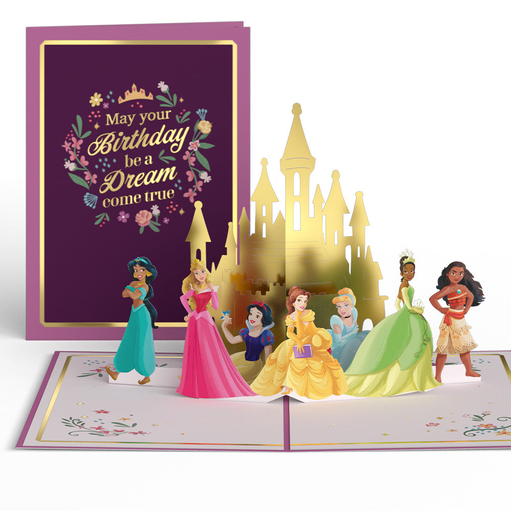Disney Princess Birthday Dreams Come True Pop-Up Card、mySite、solidvoid