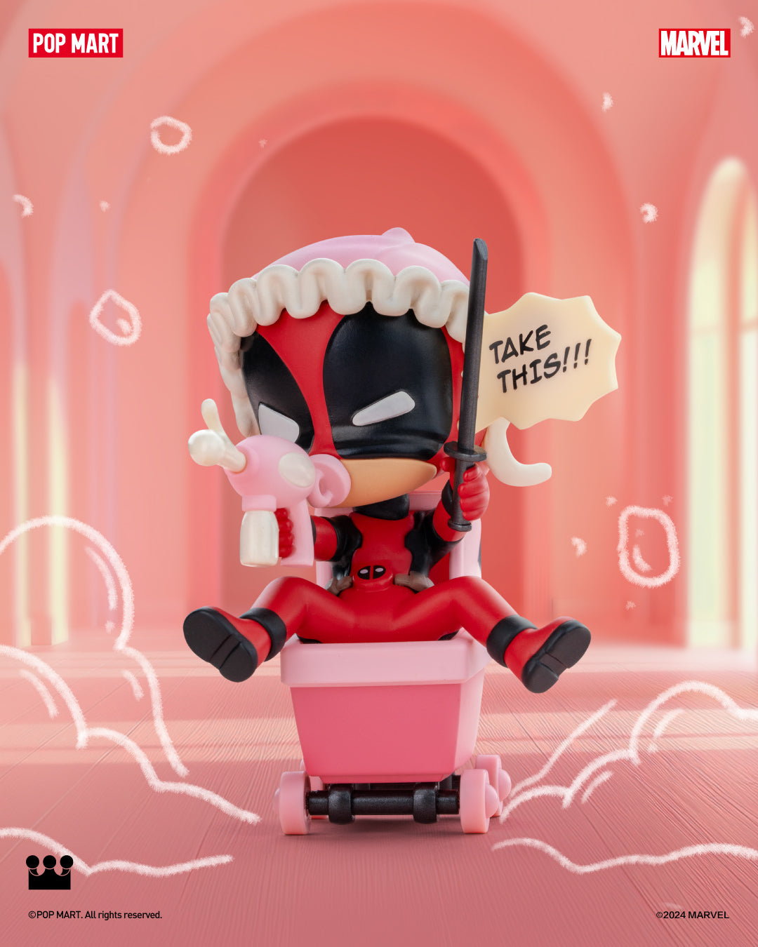  POP MART Marvel Deadpool Series Figures、mySite、greenlandpopulation