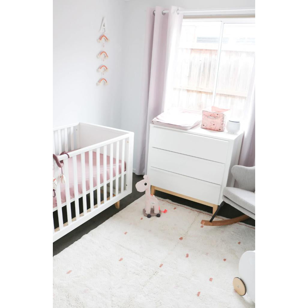 Cotton Berber Going Dotty Pink Washable Area Rug、mySite、gigharbornorthrealestate