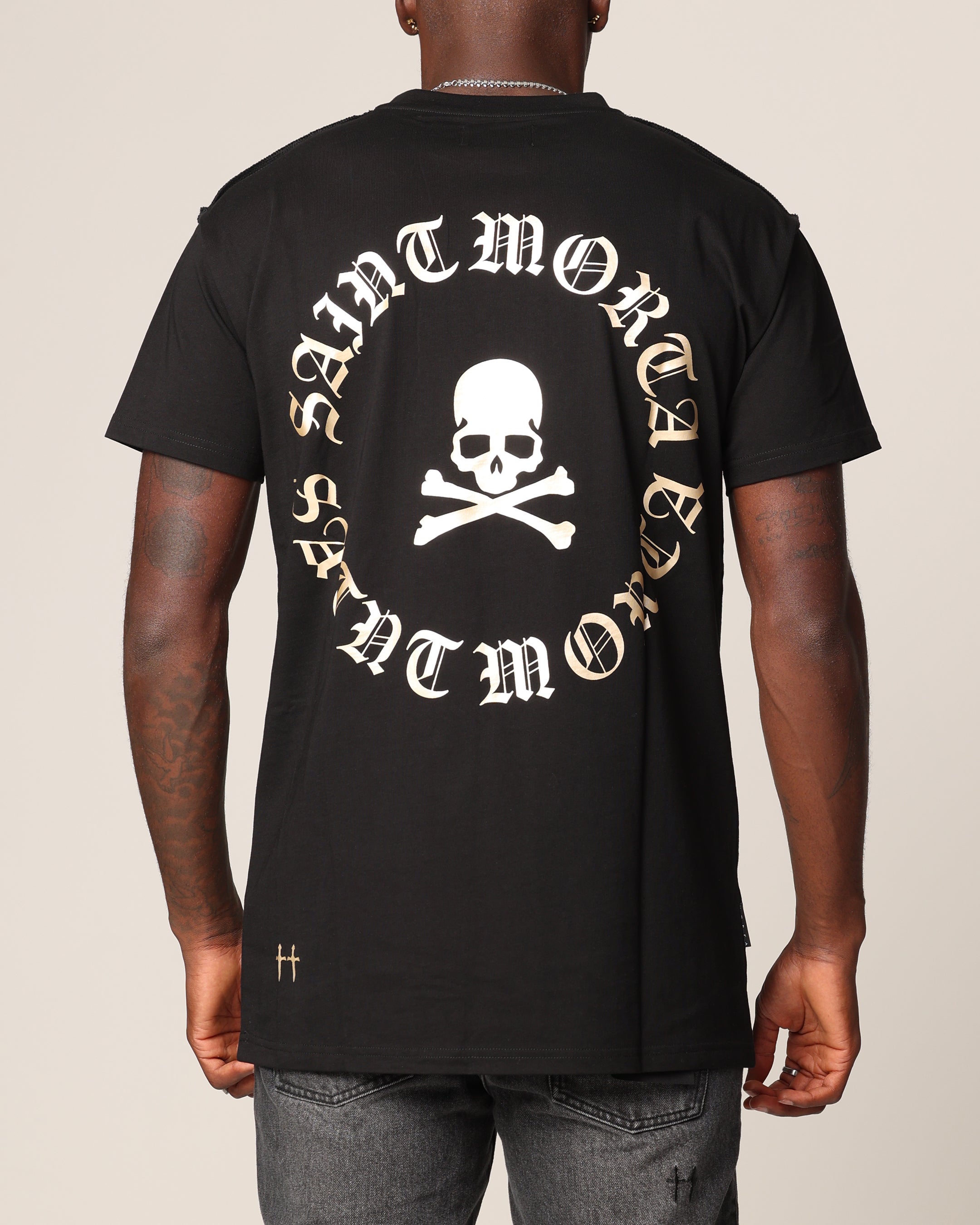 Saint Morta Ceremonies Lafayette T-Shirt Black/Gold、mySite、zt4zffjzw