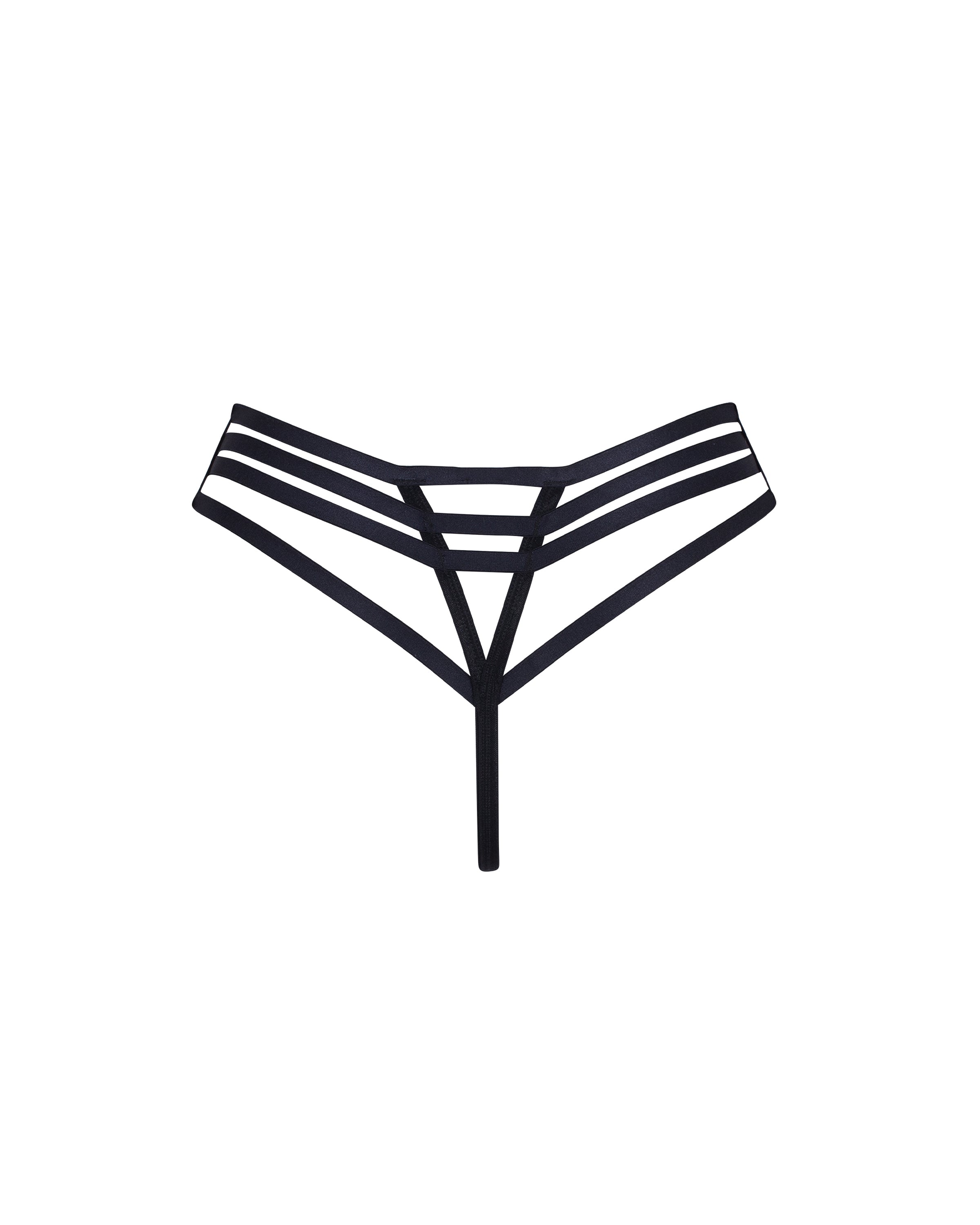 Ophelia High-Waist Thong Black、mySite、bengalsvssteelers