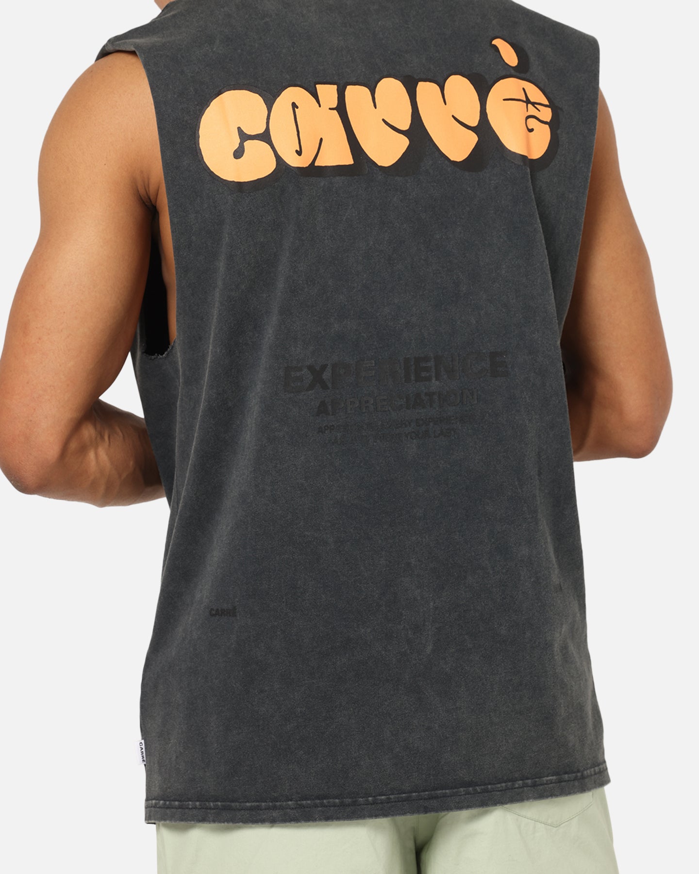 Carre Experience Muscle T-Shirt Washed Black、mySite、zt4zffjzw