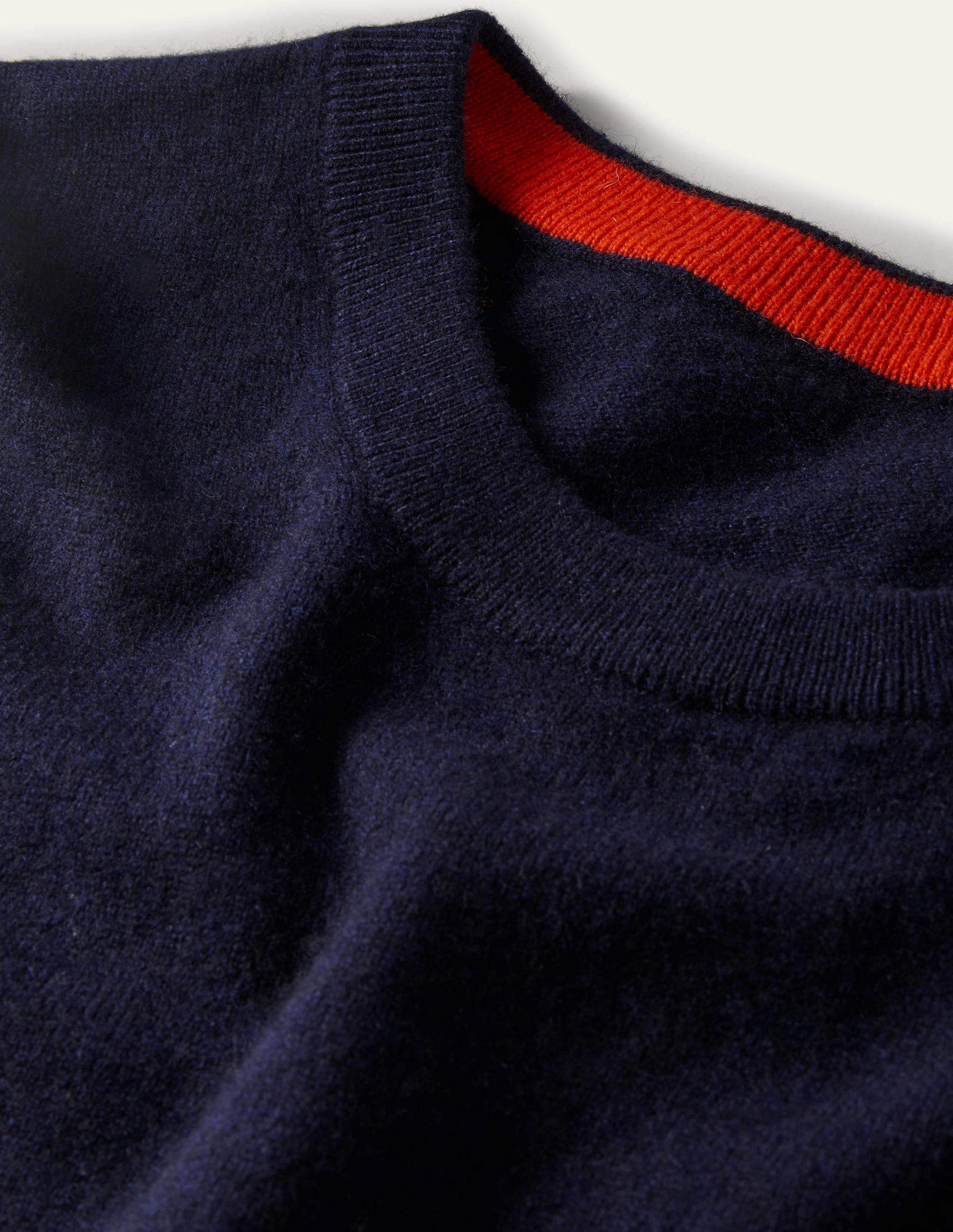  Cashmere Crew Neck Jumper-Navy、mySite、ashleygrahame