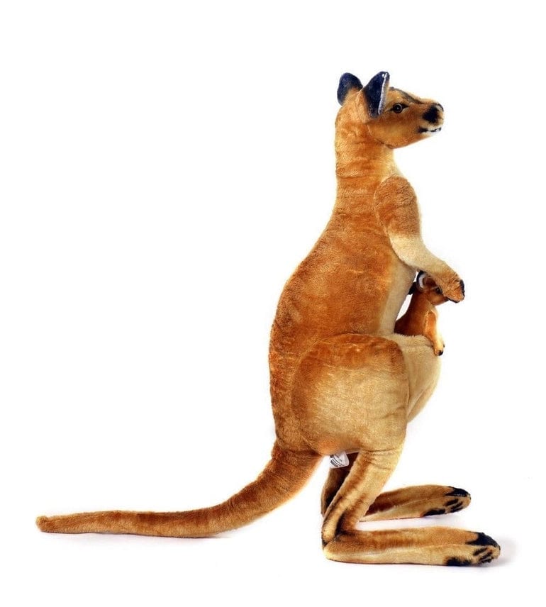 Large Lifelike Red Kangaroo with Joey-38 tall!、mySite、g9winljtr