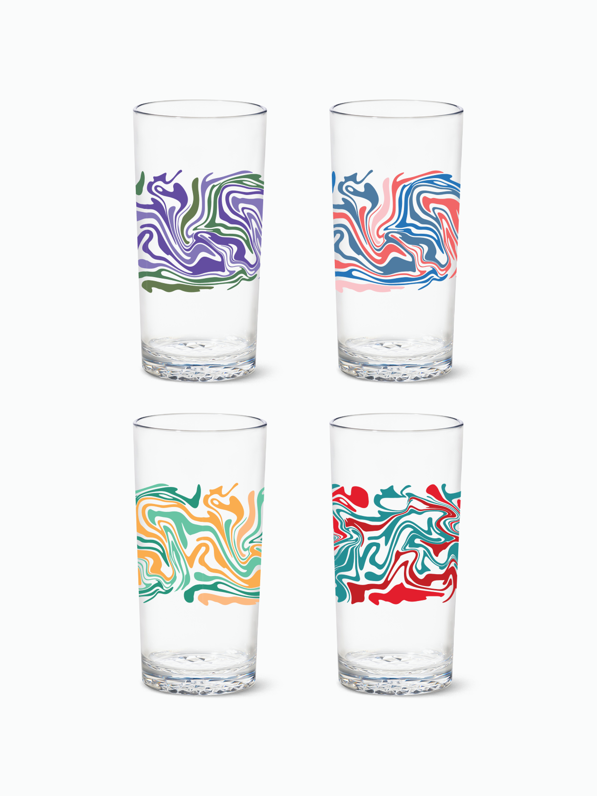 Liquid Marble - RESERVE 14oz Highball Tritan Copolyester Glass、mySite、camillekostekn