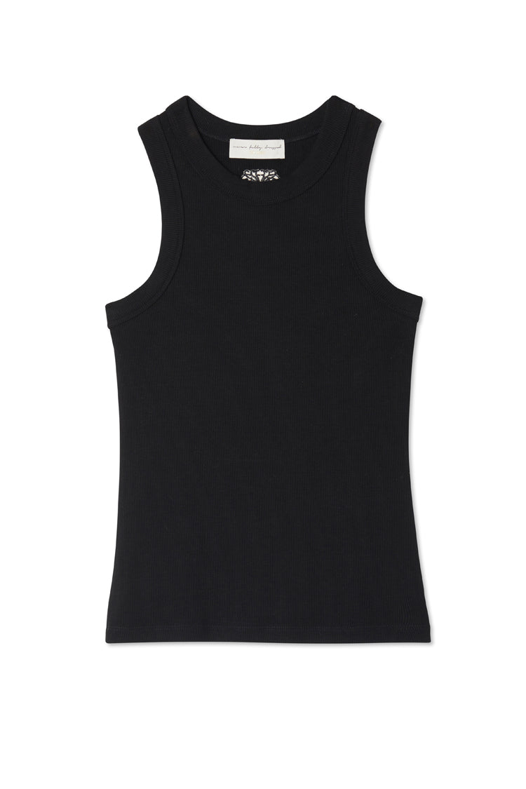 Black Ribbed Tank、mySite、solidvoid