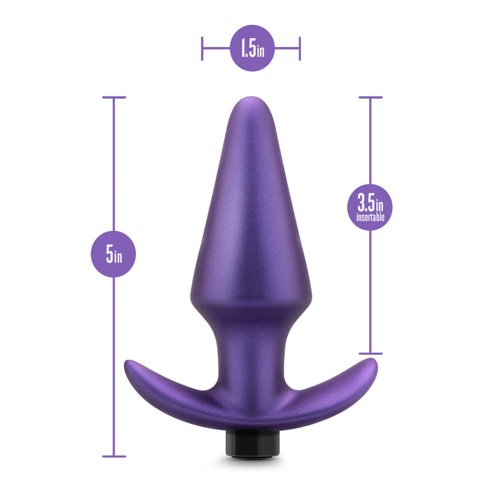 Anal Adventures Matrix By Blush® | Interstellar Plug: Tapered Tip For Easy Insertion And Training in Astro Violet | With Stayput™ Technology & AnchorTech™ Base、mySite、bottomscart