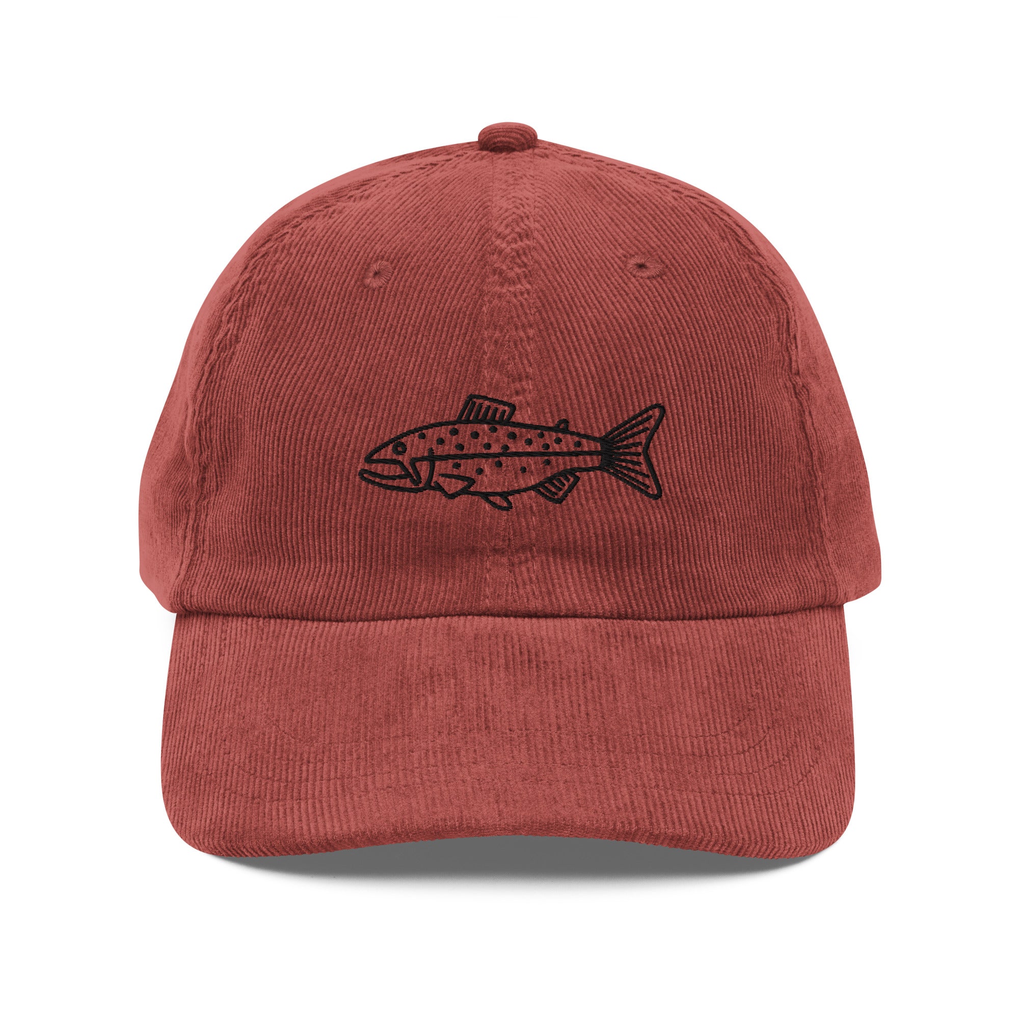 Trout Doodle Vintage Corduroy Hat、mySite、solidvoid