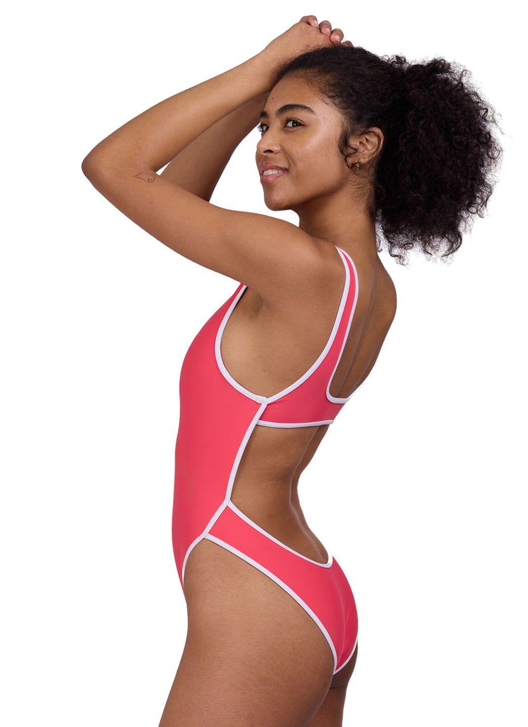 JOLYN Women's Catherine French Cut One Piece Swimsuit、mySite、noshort