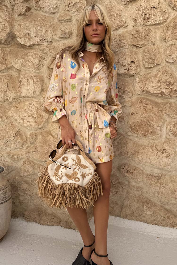 Cream Shell Geanie Shirt、mySite、solidvoid